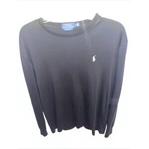 Polo Ralph Lauren Men’s Pullover Shirt Sz Small Black Flesh Pony Comfort Active